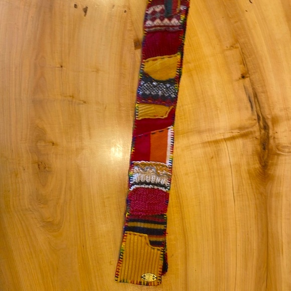 Colorful Patchwork Scarf - Picture 1 of 4